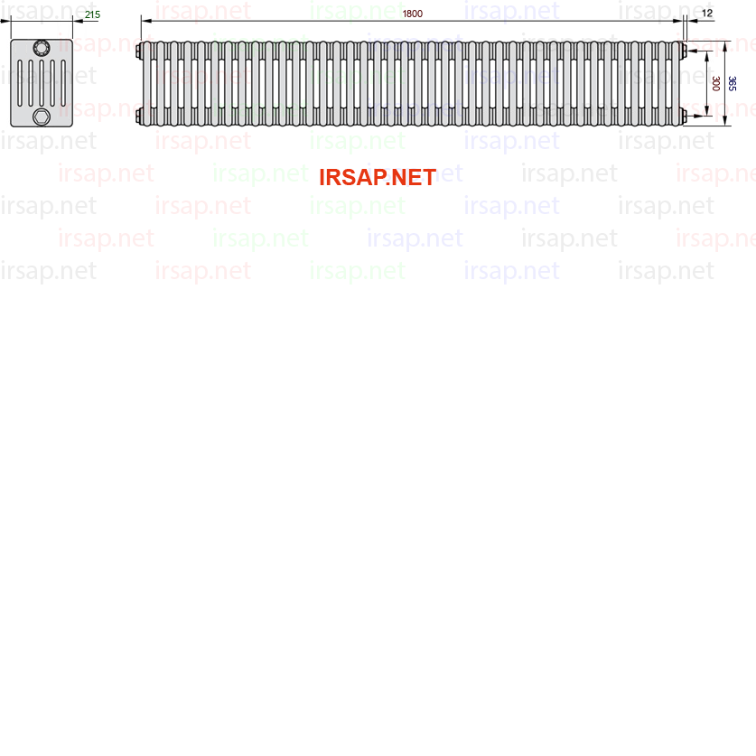 Радиатор IRSAP Tesi 60365/40 T30 CL 01